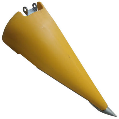 Picture of Poly Fender Snout Left Hand Yellow 20 Inch 22 Inch Spacing To Fit Capello® - NEW (Aftermarket)