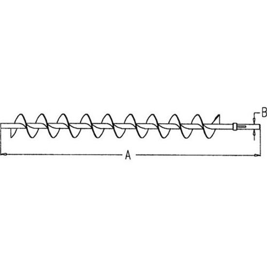 Picture of Auger, Tailing, Lower To Fit International/CaseIH® - NEW (Aftermarket)