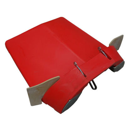 Picture of Poly Center Hood Red 38 Inch Spacing To Fit Capello® - NEW (Aftermarket)
