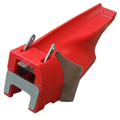 Picture of Poly Fender Right Hand Red 20 Inch or 22 Inch Spacing To Fit Capello® - NEW (Aftermarket)
