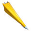 Picture of Poly Fender Snout Right Hand Yellow 20 and 22 Inch Spacing To Fit Capello® - NEW (Aftermarket)