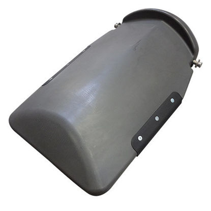 Picture of Poly Center Hood Gray 30 Inch Spacing, With Wear Strips To Fit Capello® - NEW (Aftermarket)