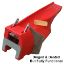 Picture of Poly Fender Right Hand Red Dinged and Dented To Fit Capello® - NEW (Aftermarket)