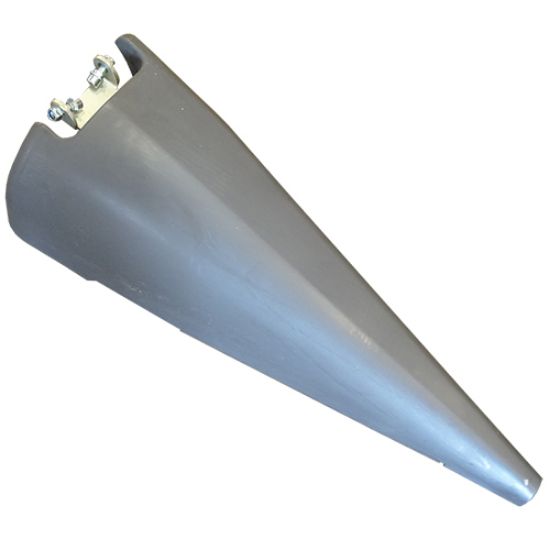 Picture of Poly Fender Snout Left Hand Gray 20 and 22 Inch Spacing To Fit Capello® - NEW (Aftermarket)