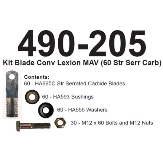 Picture of Chopper, Blade Conversion Kit To Fit Lexion® - IMP