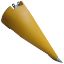 Picture of Poly Fender Snout Left Hand Yellow 20 Inch 22 Inch Spacing To Fit Capello® - NEW (Aftermarket)