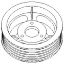 Picture of Pulley, Separator Drive To Fit International/CaseIH® - NEW (Aftermarket)