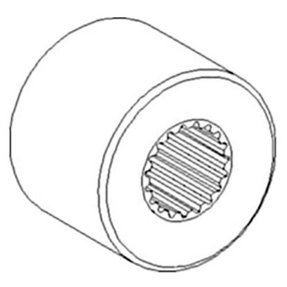 Picture of Splined Coupling To Fit John Deere® - NEW (Aftermarket)