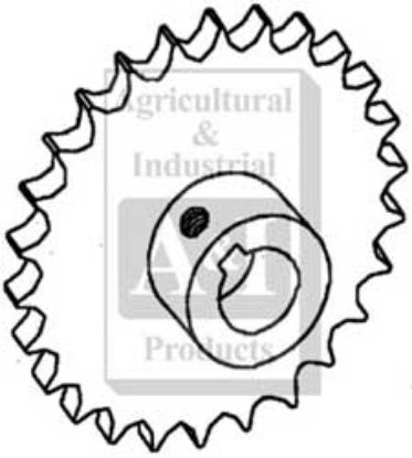 Picture of Sprocket, Tailings Elevator Drive To Fit International/CaseIH® - NEW (Aftermarket)