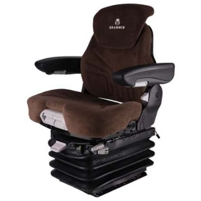 Picture of Mid Back Seat, Air Suspension Assembly, Brown Fabric To Fit John Deere® - NEW (Aftermarket)