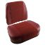 Picture of Cushion Set, Maroon Fabric And Vinyl To Fit White® - NEW (Aftermarket)