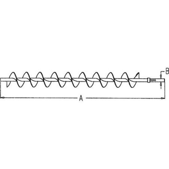 Picture of Auger, Tailing, Lower To Fit International/CaseIH® - NEW (Aftermarket)