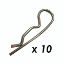 Picture of Spring Clip, Pack of 10, Priced Individually To Fit John Deere® - NEW (Aftermarket)