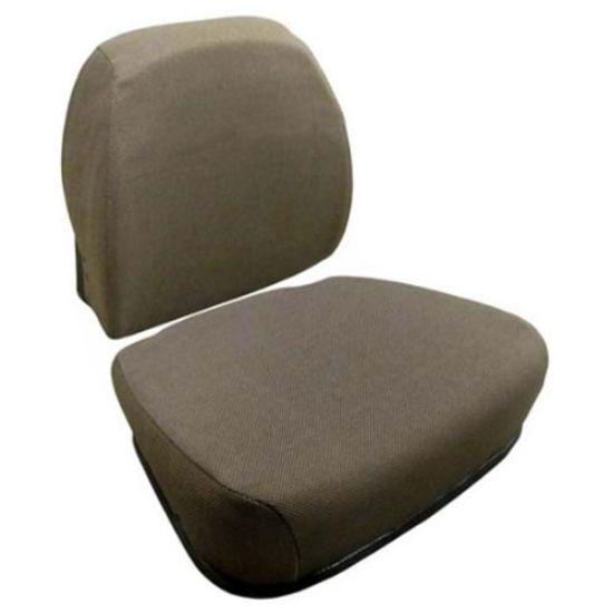 Picture of Cushion Set, Personal Posture, Dark Brown Fabric To Fit John Deere® - NEW (Aftermarket)