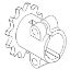 Picture of Sprocket, Coupler To Fit John Deere® - NEW (Aftermarket)